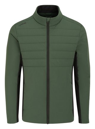 PING Cassian heren jack, groen/zwart