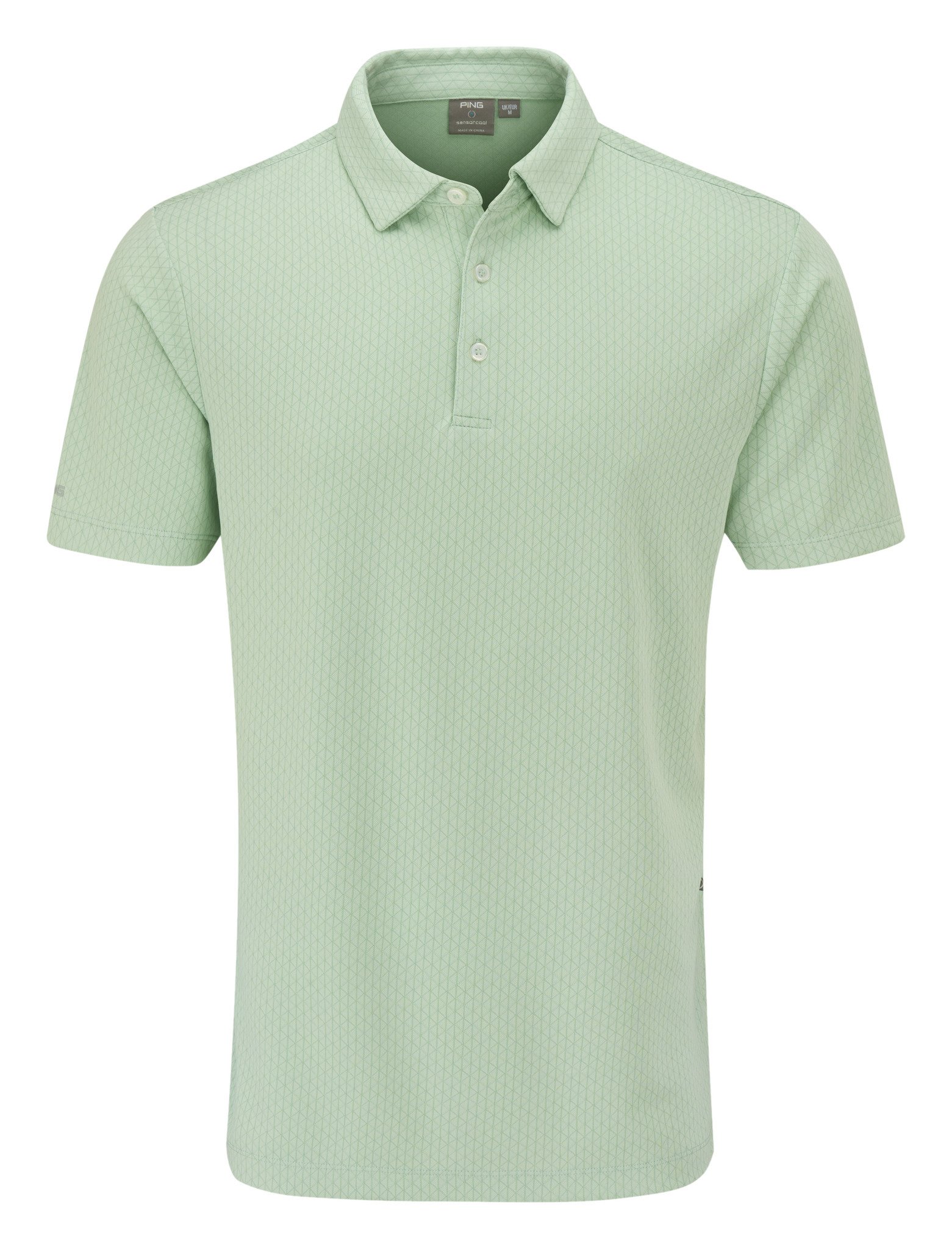 PING Hershel heren polo, jade multi