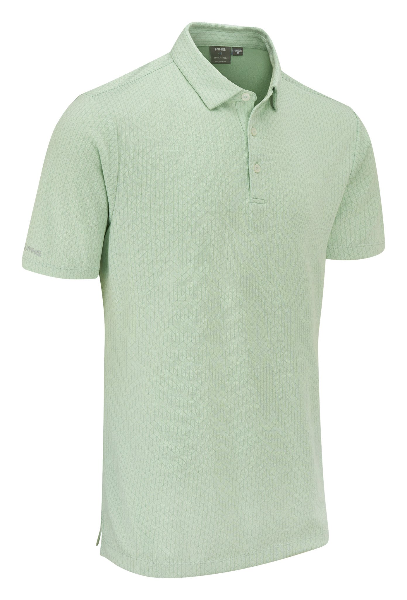PING Hershel heren polo, jade multi