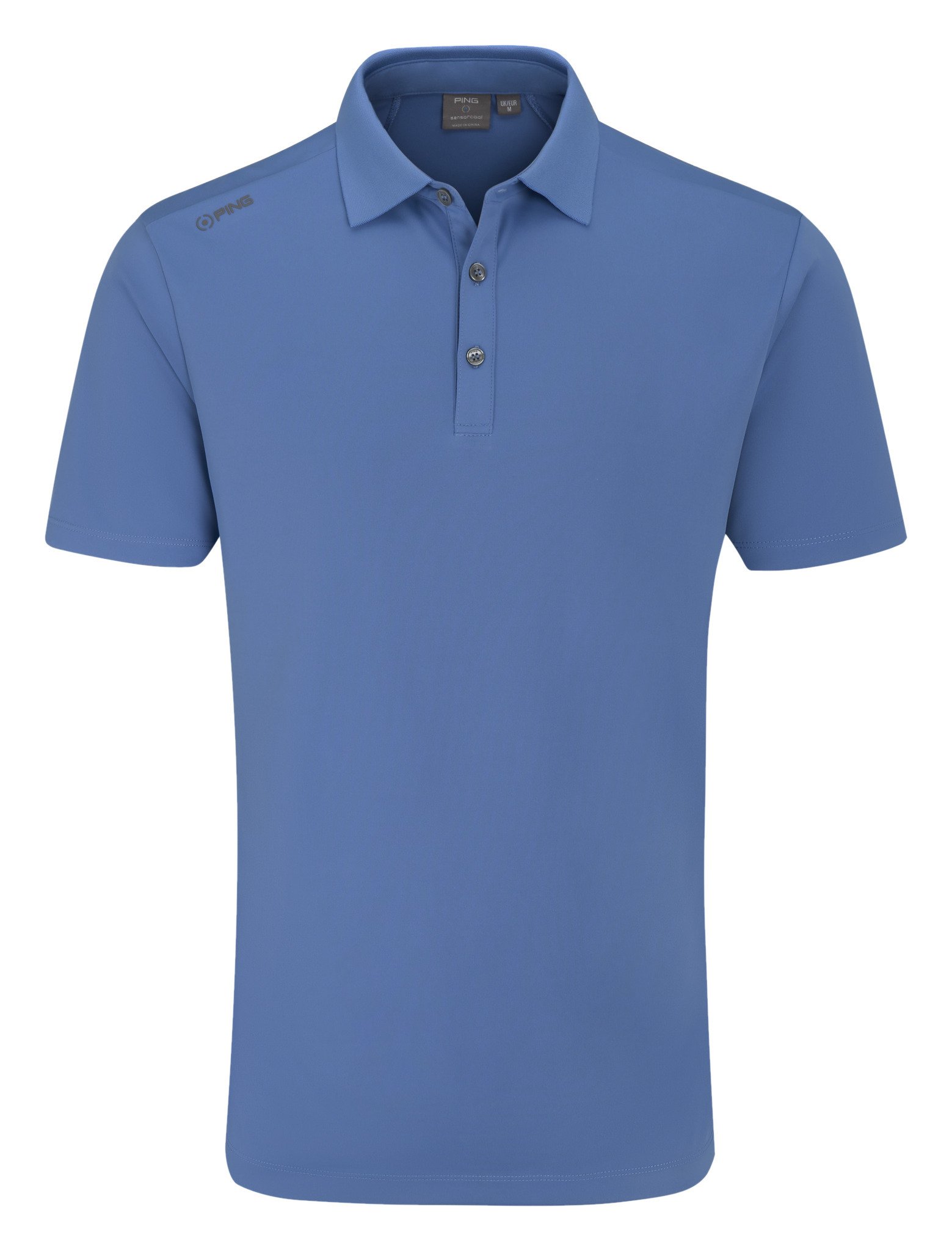 PING Lindum heren polo, blue yonder