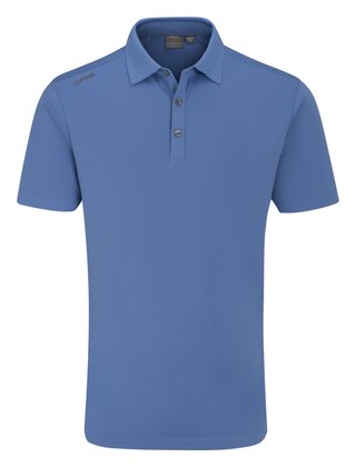 PING Lindum heren polo, blue yonder
