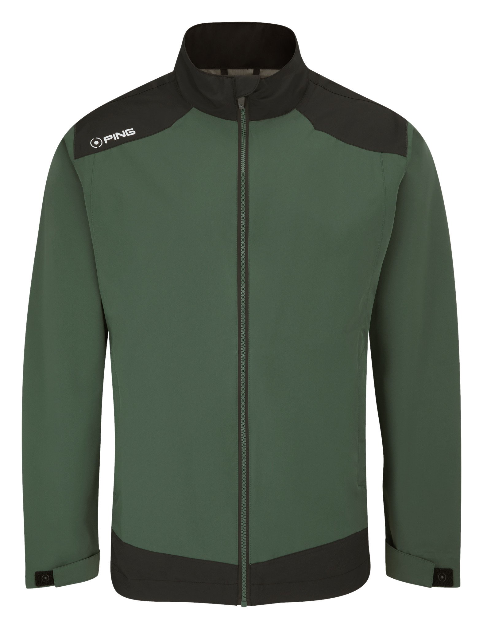 PING AquaDrive Waterproof heren jack, gorse green/black