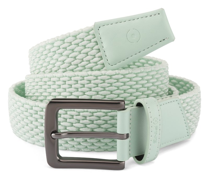 PING Stretch Webbing heren riem, jade