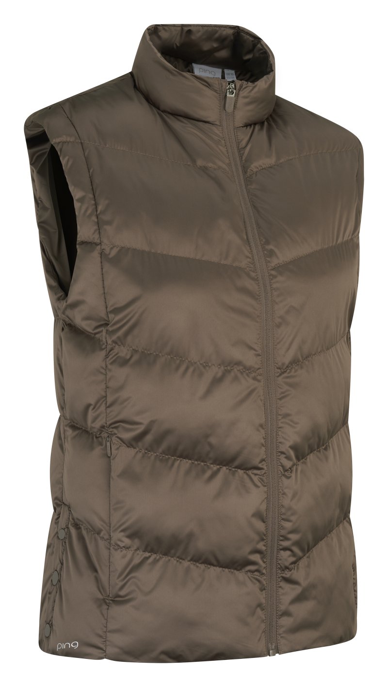 PING Annalise dames vest, coffee