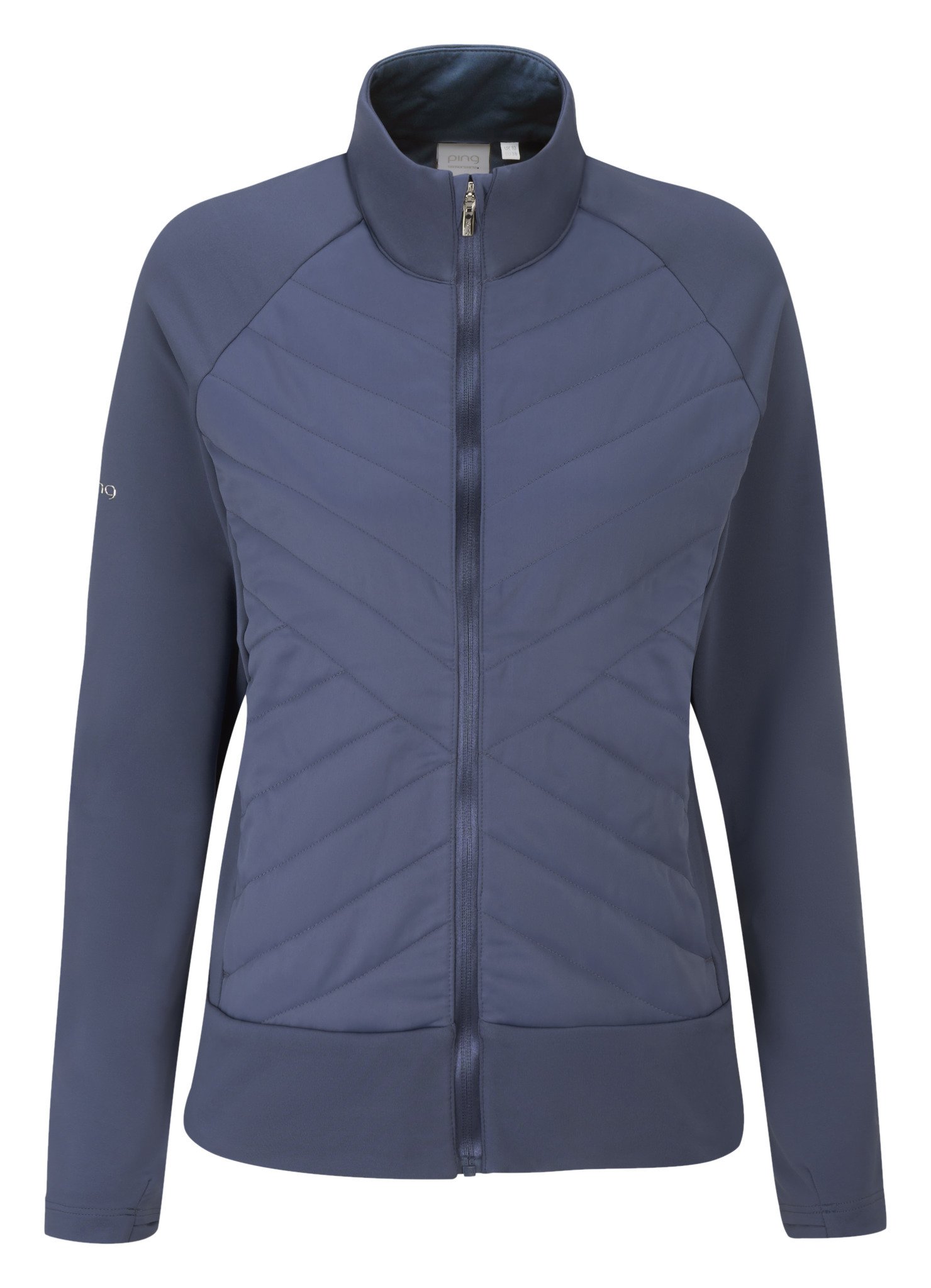 PING Ursula dames sweatshirt, blauw indigo