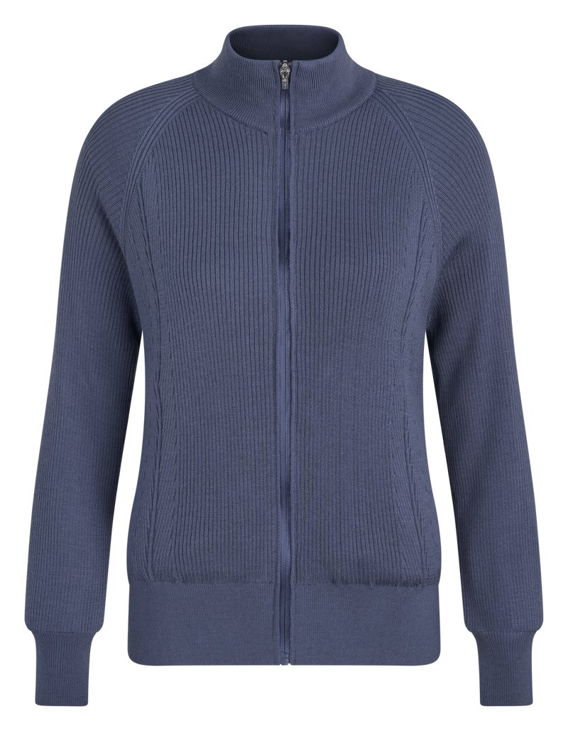 PING Annette dames sweatshirt, blauw indigo