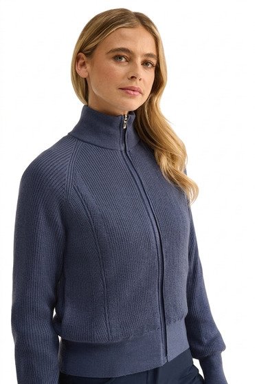 PING Annette dames sweatshirt, blauw indigo