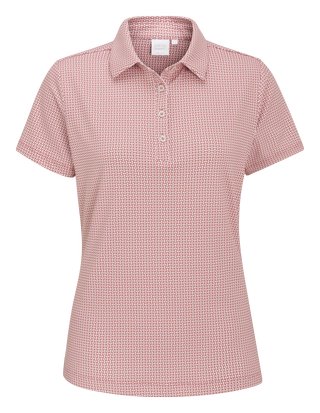 PING Mave dames polo, coral blush/white