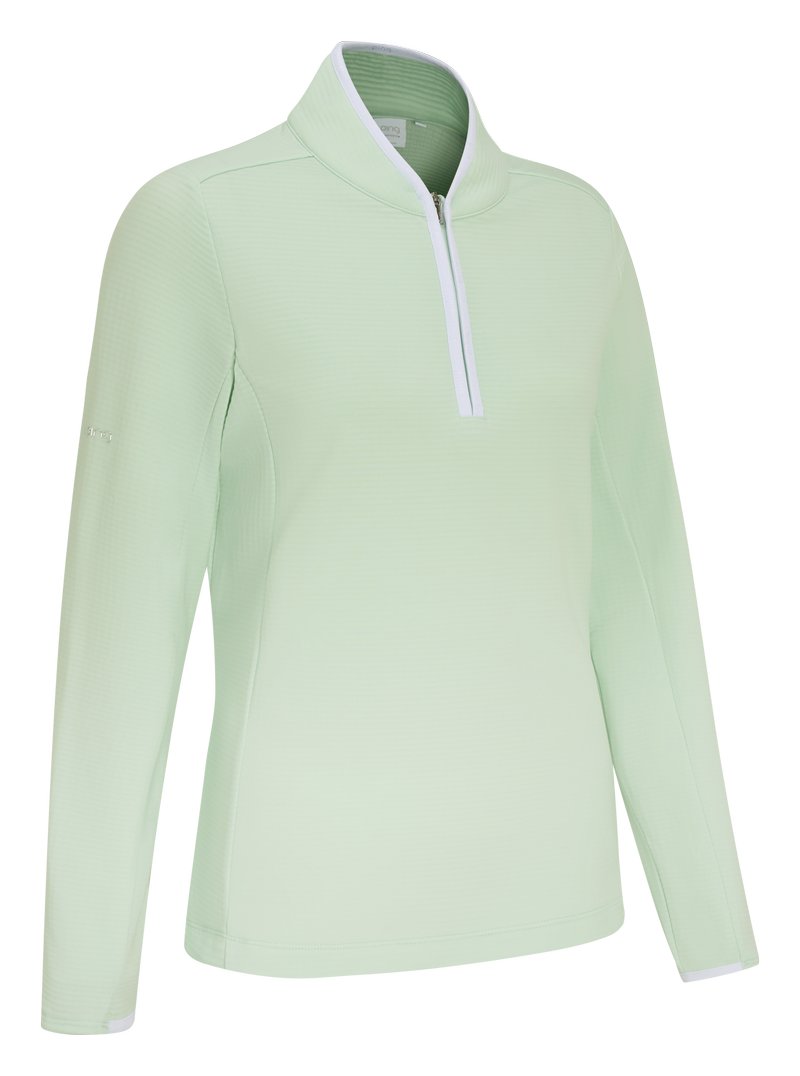 PING Abigale Performance Fleece dames sweatshirt, jade