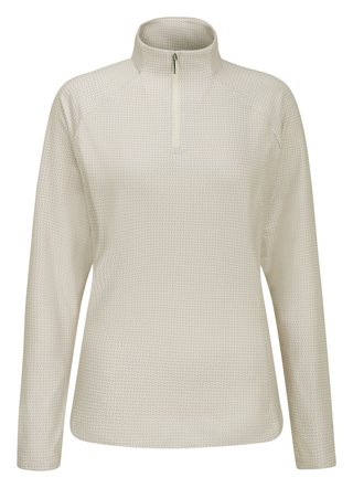 PING Jasmine Printed long Sleeve dames top, egret/tawny