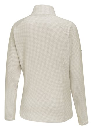 PING Jasmine Printed long Sleeve dames top, egret/tawny