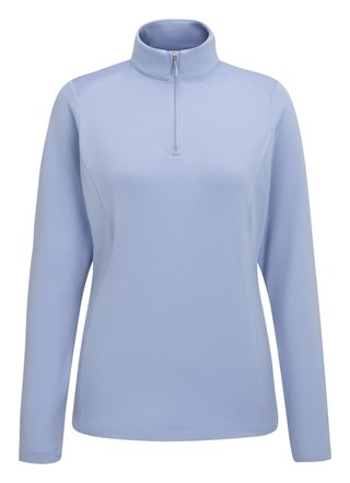 PING Aveline Half Zip dames shirt met lange mouwen, viola