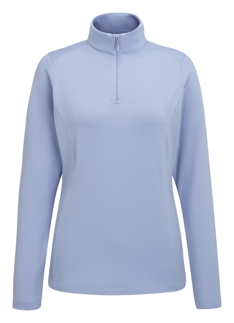 PING Aveline Half Zip dames shirt met lange mouwen, viola