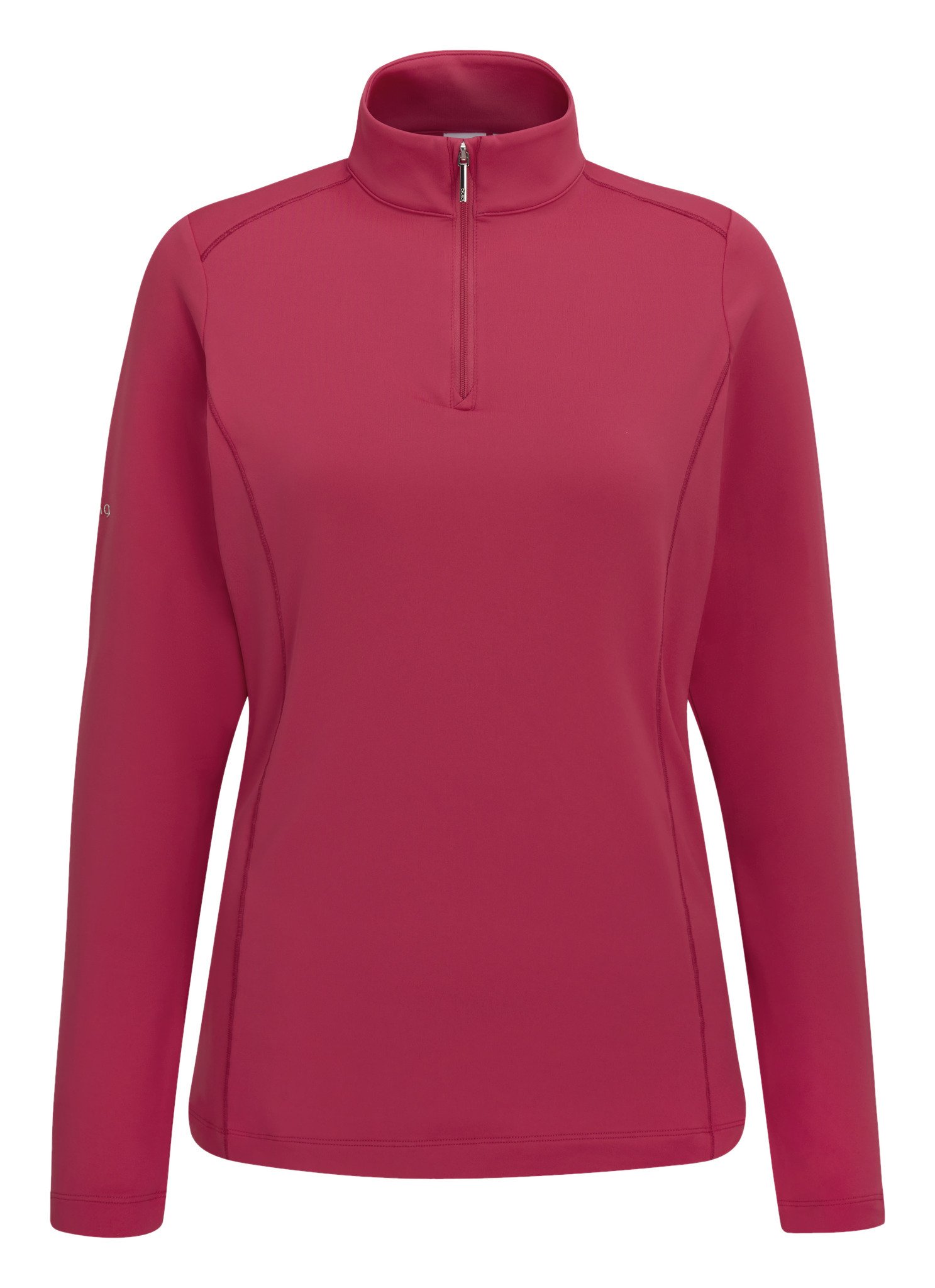 PING Aveline Half Zip dames shirt met lange mouwen, freesia