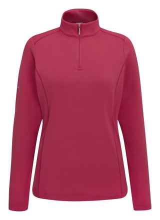 PING Aveline Half Zip dames shirt met lange mouwen, freesia