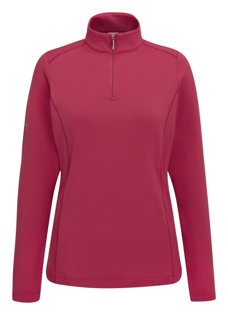 PING Aveline Half Zip dames shirt met lange mouwen, freesia