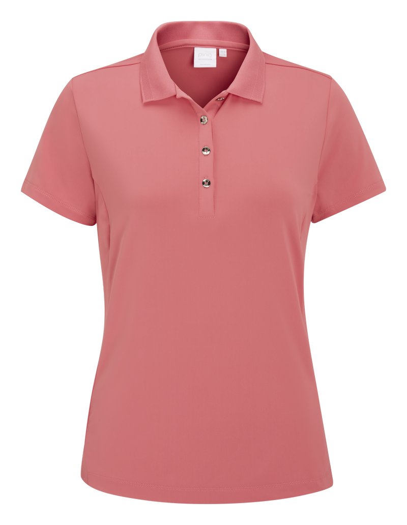 PING Sedona dames polo, coral blush