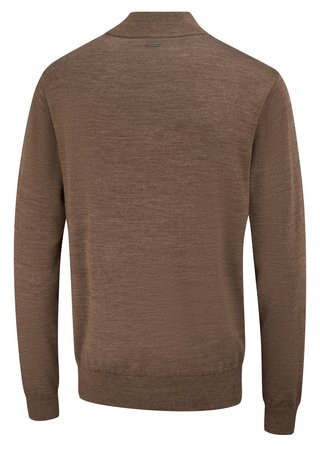 PING Dorset Quarter zip heren sweater, coffee marl