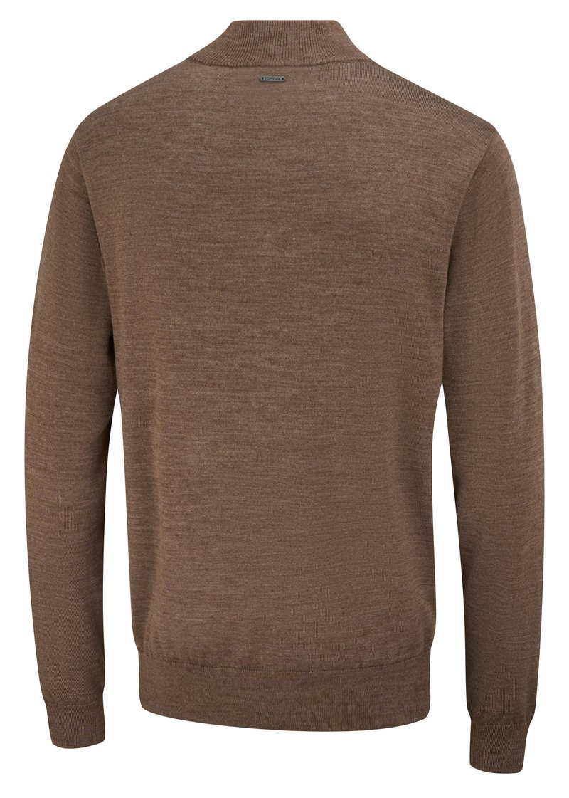 PING Dorset Quarter zip heren sweater, coffee marl