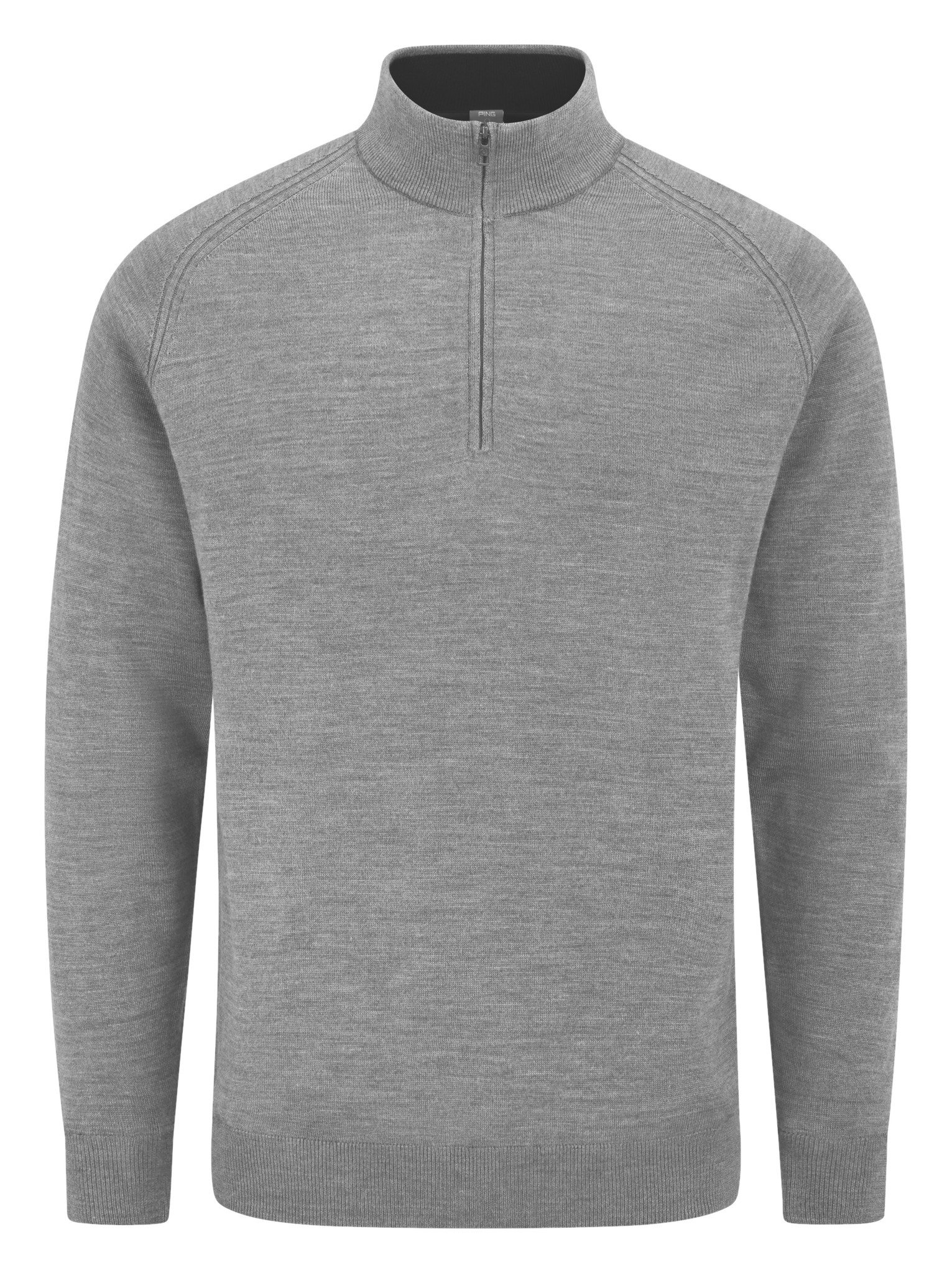 PING Hugh heren midlayer sweatshirt, french grey marl