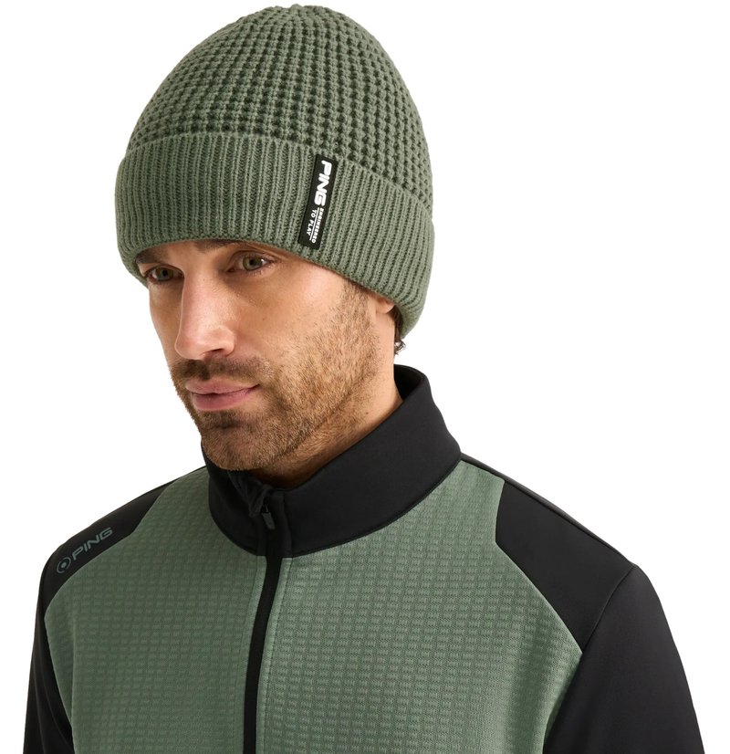 PING Quintin SensorWarm Knit heren pet, laurel