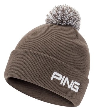 PING Cresting Knit heren wintermuts, coffee