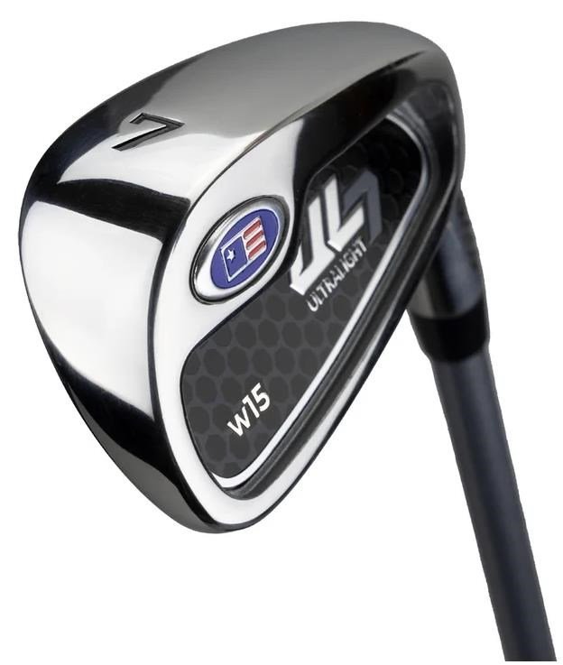 U.S. Kids Golf UL7-54 (137cm) W15 junior golfset, grafiet, stand bag, navy