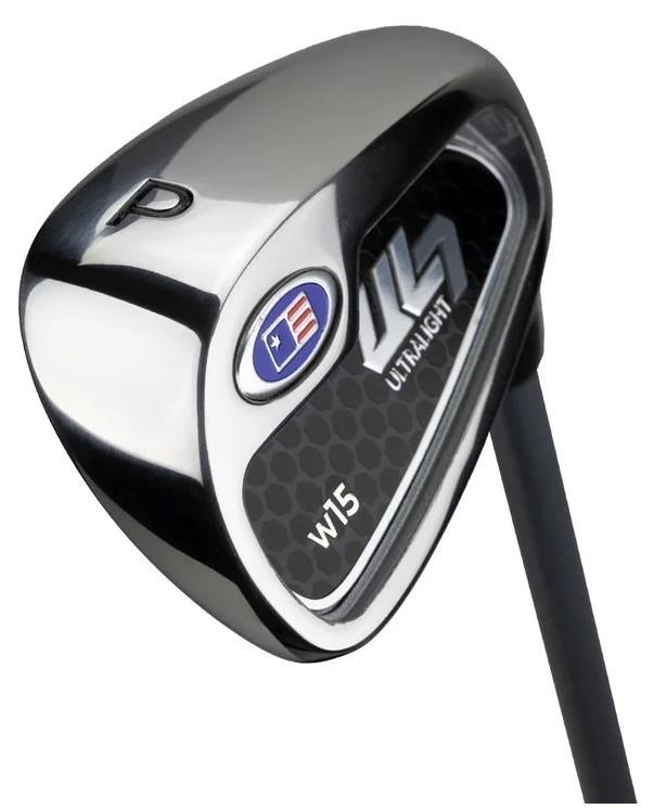 U.S. Kids Golf UL7-54 (137cm) W15 junior golfset, grafiet, stand bag, navy