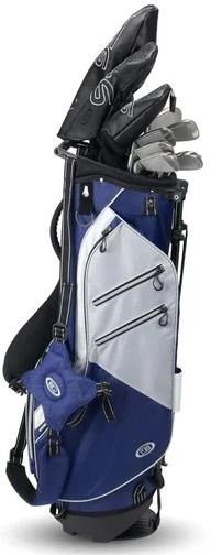 U.S. Kids Golf TS6-60 (152cm) 10-Club junior golfset, staal, +stand bag, navy/grijs/wit