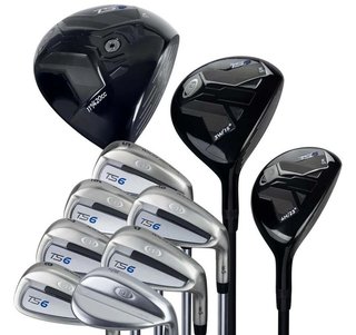 U.S. Kids Golf TS6-63 10-Club junior golfset, staal/grafiet