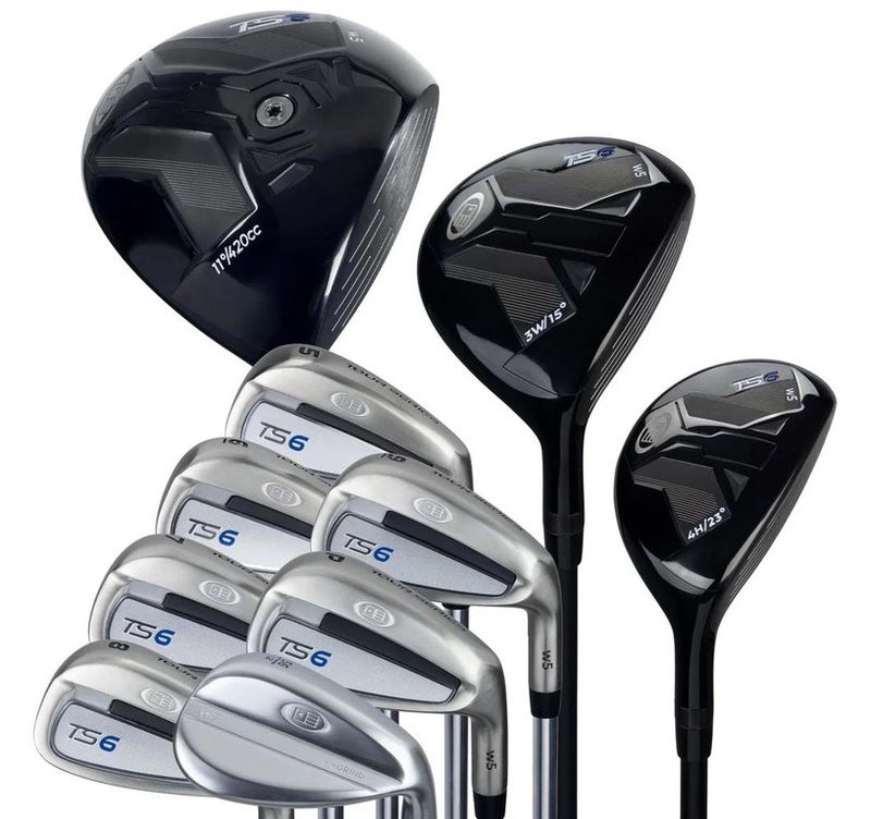 U.S. Kids Golf TS6-63 10-Club junior golfset, staal/grafiet