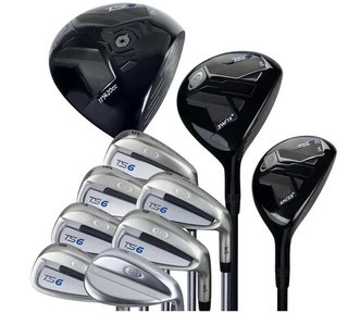 U.S. Kids Golf TS6-63 10 Club Stand Set junior golfset, grafiet