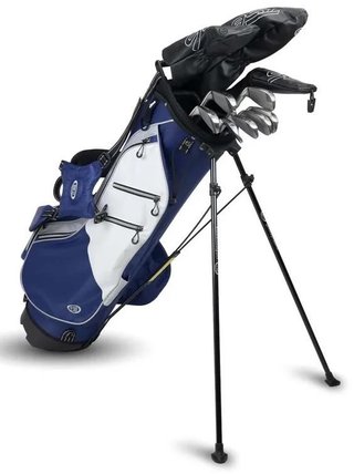 U.S. Kids Golf TS6-66 (167+cm) 10-Club junior golfset, grafit, stand bag, navy/white/grey