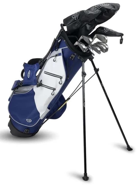 U.S. Kids Golf TS6-66 (167+cm) 10-Club junior golfset, grafit, stand bag, navy/white/grey