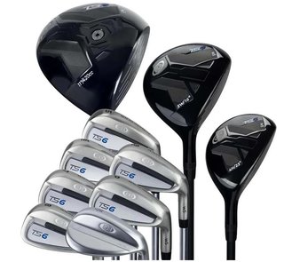 U.S. Kids Golf TS6-66 (167+cm) 10-Club junior golfset, grafit, stand bag, navy/white/grey