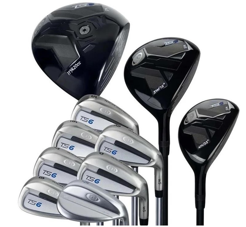 U.S. Kids Golf TS6-66 (167+cm) 10-Club junior golfset, grafit, stand bag, navy/white/grey