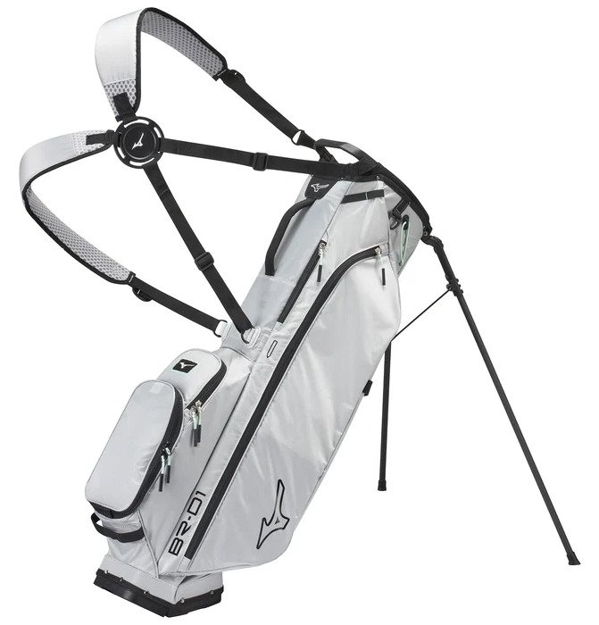 Mizuno BR-D1 stand bag, lichtgrijs
