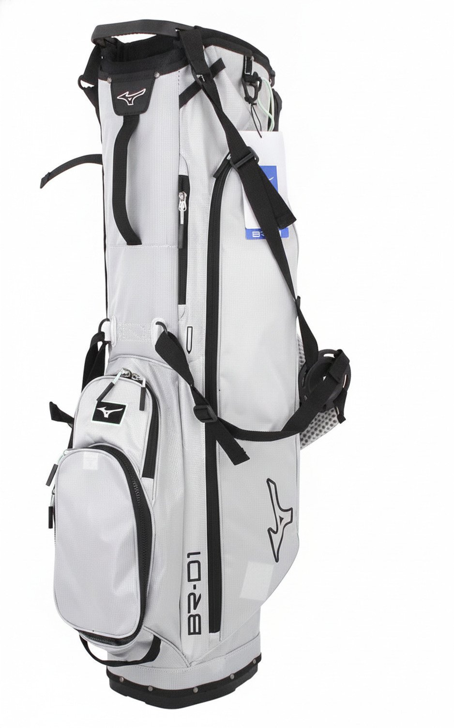 Mizuno BR-D1 stand bag, lichtgrijs