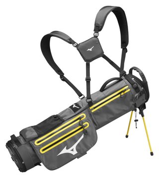 Mizuno BR-D2 stand bag, grijs/geel