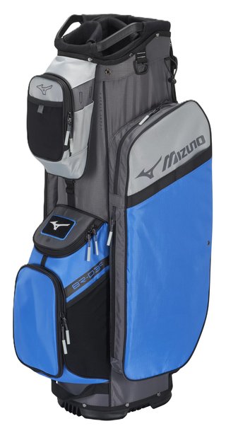 Mizuno BR-D3 cart bag, briljant blauw/grijs