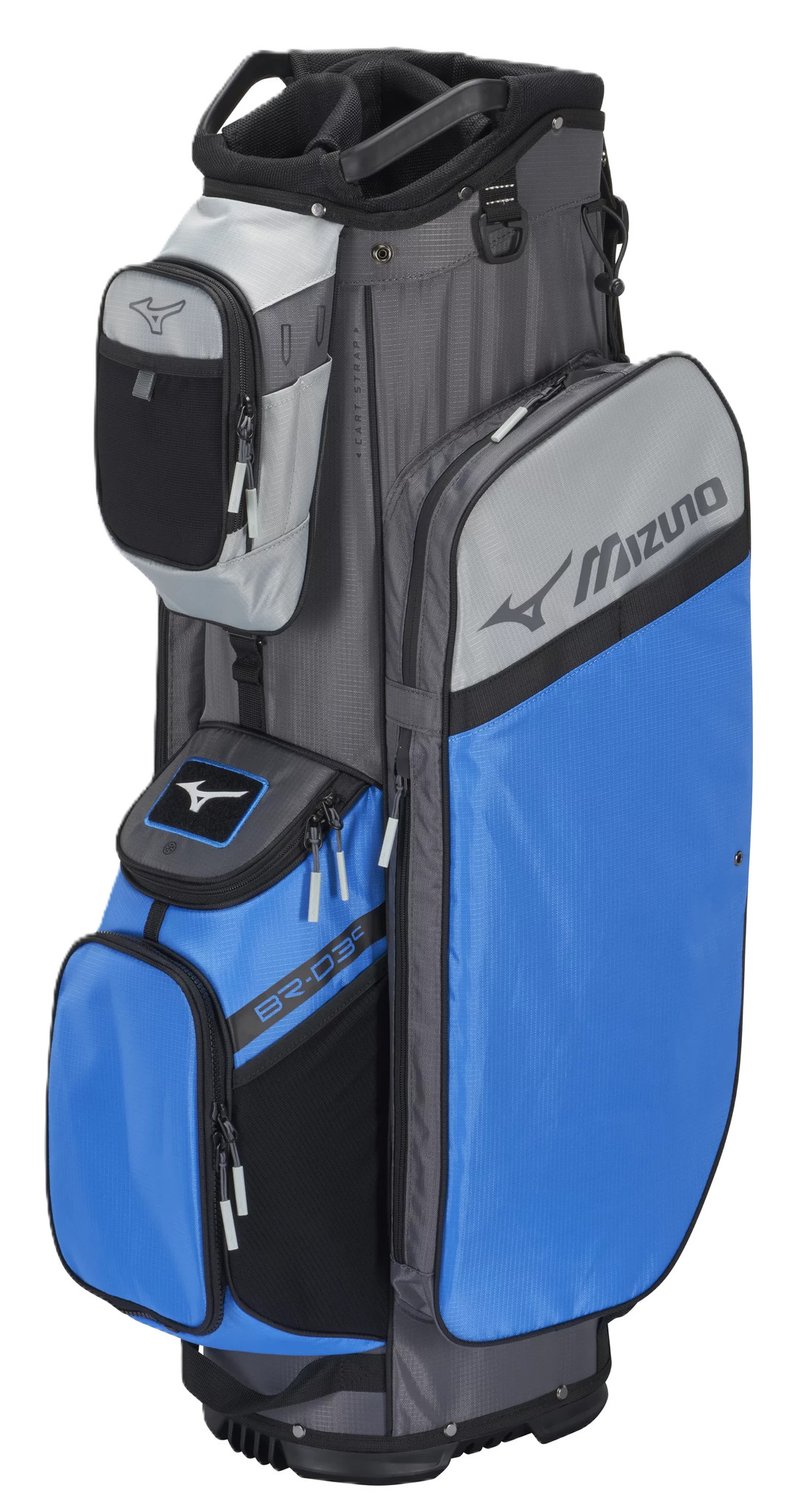 Mizuno BR-D3 cart bag, briljant blauw/grijs