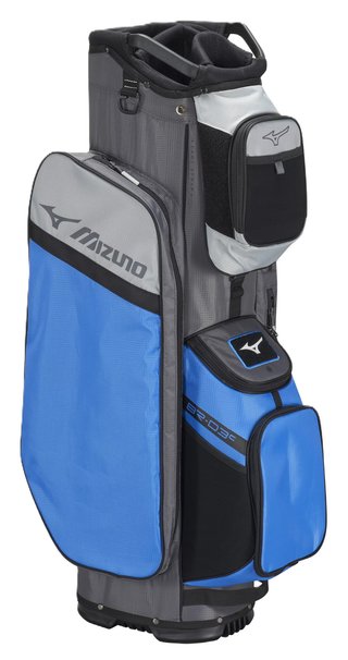 Mizuno BR-D3 cart bag, briljant blauw/grijs