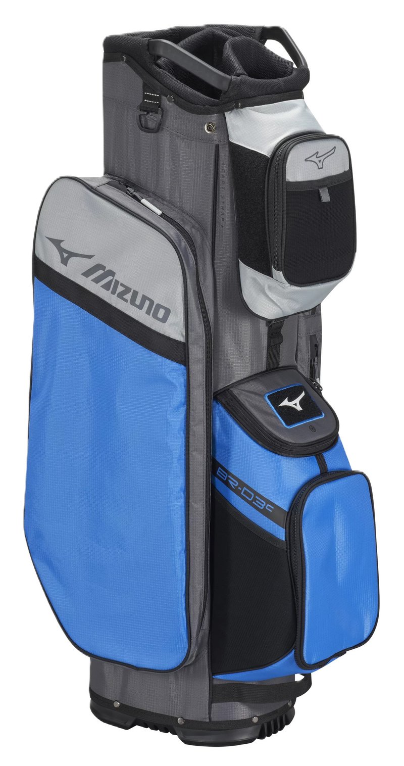 Mizuno BR-D3 cart bag, briljant blauw/grijs