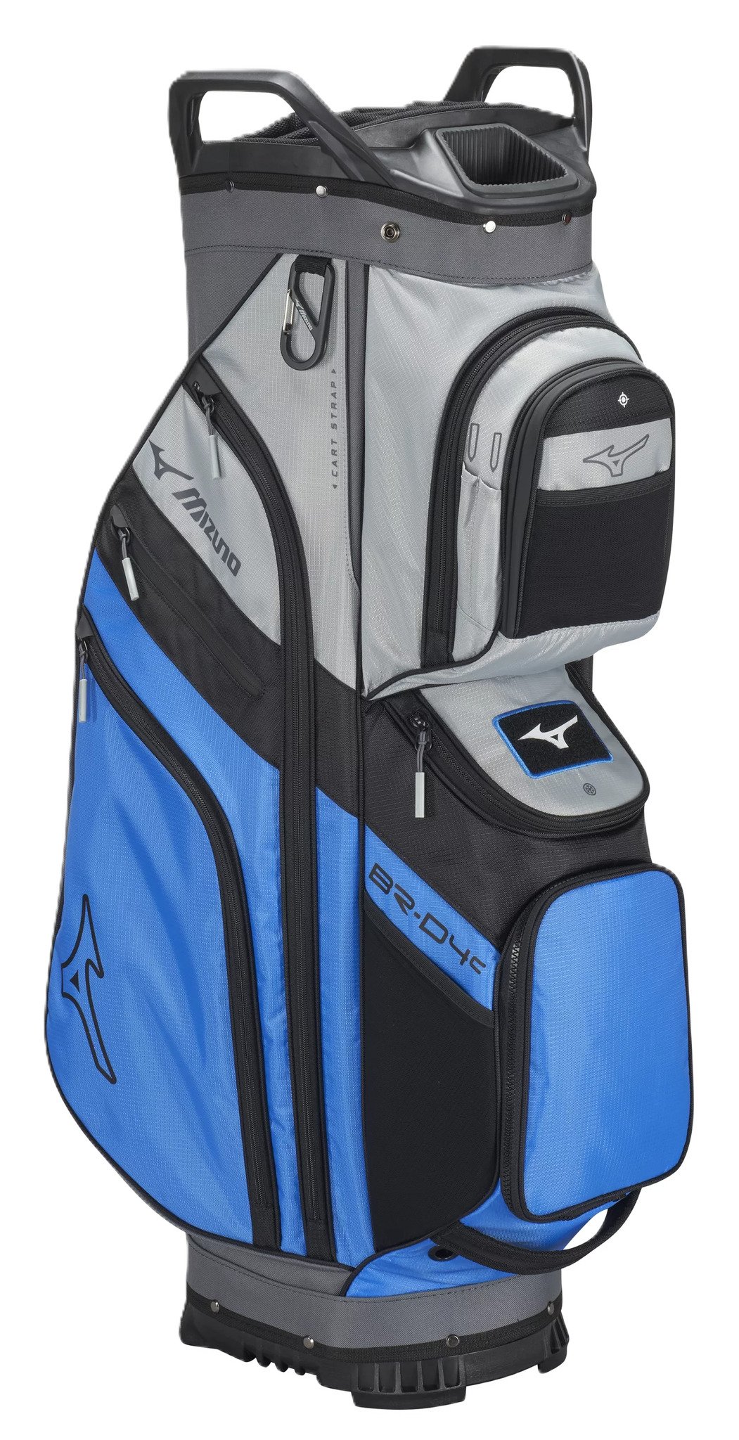Mizuno 26 BR-D4 cart bag, briljant blauw/grijs