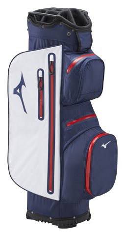 Mizuno BR-DRI cart bag, navy/rood