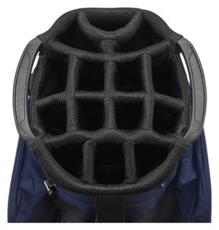 Mizuno BR-DRI cart bag, navy/rood