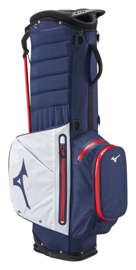 Mizuno BR-DRI stand bag, navy/rood