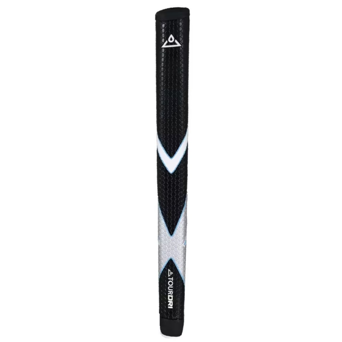 TourDri Midsize PU Putter Grip Black/Silver/Blue putter grip