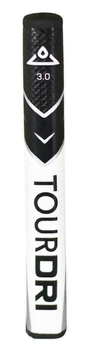TourDri Flat Putter Grip 3.0 putter grip, zwart/large flat