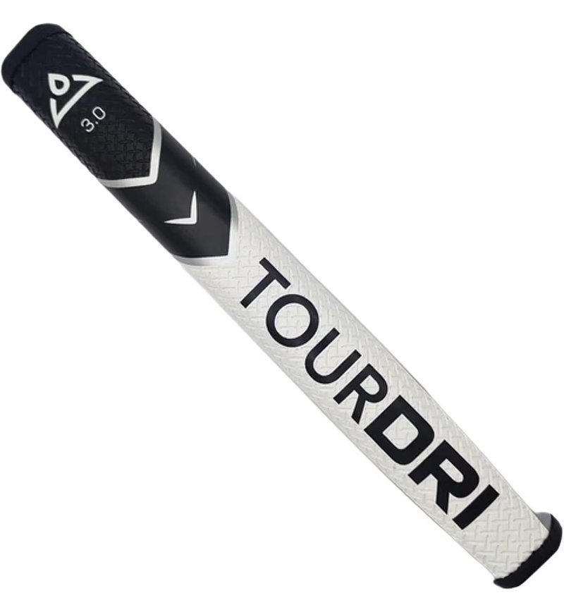 TourDri Flat Putter Grip 3.0 putter grip, zwart/large flat